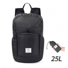 Naturehike ultralight sbalitelný batoh 25l 170g - černý Naturehike ultralight sbalitelný batoh 25l 170g - černý