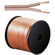 PremiumCord Kabely na propojení reprosoustav 100% CU měď 2x2,5mm 100m PremiumCord Kabely na propojení reprosoustav 100% CU měď 2x2,5mm 100m