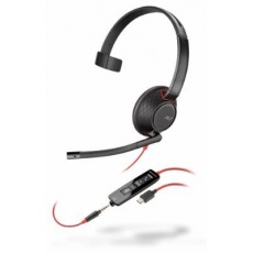 POLY náhlavní souprava BLACKWIRE C5210, 3,5 mm jack, USB-C, mono POLY náhlavní souprava BLACKWIRE C5210, 3,5 mm jack, USB-C, mono
