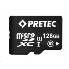 PRETEC SecureDigital Micro SDXC 128GB (Class 10) + SD adapter PRETEC SecureDigital Micro SDXC 128GB (Class 10) + SD adapter