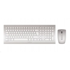 CHERRY set klávesnice + myš DW 8000, bezdrátová, EU, stříbrno-bílá CHERRY set klávesnice + myš DW 8000, bezdrátová, EU, stříbrno-bílá
