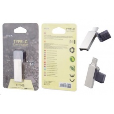 PLUS čtečka paměťových karet GT746, USB-C, micro SD PLUS čtečka paměťových karet GT746, USB-C, micro SD