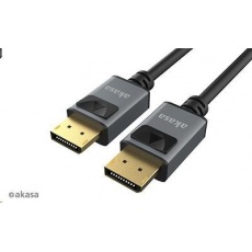AKASA kabel DisplayPort na DisplayPort, 8K@60Hz, 5K@60Hz, 4K@144Hz, v1.4, 2m AKASA kabel DisplayPort na DisplayPort, 8K@60Hz, 5K@60Hz, 4K@144Hz, v1.4, 2m