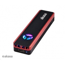 AKASA externí box Vegas SSD Mate, pro M.2 SATA/NVMe SSD, USB 3.2 Gen 2, 10Gb/s, RGB, hliník AKASA externí box Vegas SSD Mate, pro M.2 SATA/NVMe SSD, USB 3.2 Gen 2, 10Gb/s, RGB, hliník