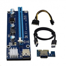 C-TECH riser karta RC-PCIEX-01C pro těžbu kryptoměn C-TECH riser karta RC-PCIEX-01C pro těžbu kryptoměn