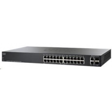 Cisco switch SG220-26-RF, 24x10/100/1000, 2xGbE SFP/RJ-45 REFRESH - použité zboží Cisco switch SG220-26-RF, 24x10/100/1000, 2xGbE SFP/RJ-45 REFRESH - použité zboží