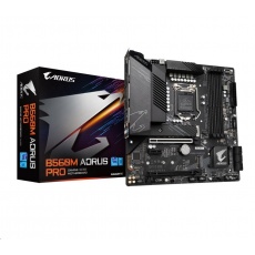 GIGABYTE MB Sc LGA1200 B560M AORUS PRO, Intel B560, 4xDDR4, 1xDP, 1xHDMI, mATX GIGABYTE MB Sc LGA1200 B560M AORUS PRO, Intel B560, 4xDDR4, 1xDP, 1xHDMI, mATX