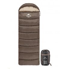 Naturehike U-serie spacák U150 1100g - hnědý Naturehike U-serie spacák U150 1100g - hnědý