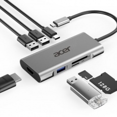 ACER 7v1 Type C dongle: 3 x USB3.0, 1 x HDMI, 1 x type-c pd, 1 x sd card reader, 1 x tf card reader ACER 7v1 Type C dongle: 3 x USB3.0, 1 x HDMI, 1 x type-c pd, 1 x sd card reader, 1 x tf card reader
