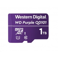 WD MicroSDXC karta 1TB Purple WDD100T1P0C Class 10 (R:100/W:60 MB/s) WD MicroSDXC karta 1TB Purple WDD100T1P0C Class 10 (R:100/W:60 MB/s)