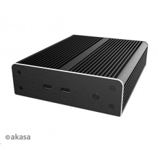 AKASA case Newton NE, fanless case, černá AKASA case Newton NE, fanless case, černá