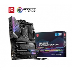 MSI MB Sc LGA1200 MPG Z590 GAMING CARBON WIFI, Intel Z590, 4xDDR4, 1xDP, 1xHDMI, WI-FI MSI MB Sc LGA1200 MPG Z590 GAMING CARBON WIFI, Intel Z590, 4xDDR4, 1xDP, 1xHDMI, WI-FI