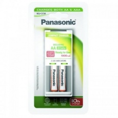 PANASONIC Pokročilá nabíječka K-KJ50LGA20E -vhodné pro AA/AAA, časovač, v balení 2xAA 1000,doba nabíjení +/- 10h PANASONIC Pokročilá nabíječka K-KJ50LGA20E -vhodné pro AA/AAA, časovač, v balení 2xAA 1000,doba nabíjení +/- 10h