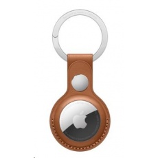 Apple AirTag Leather Key Ring - Saddle Brown Apple AirTag Leather Key Ring - Saddle Brown