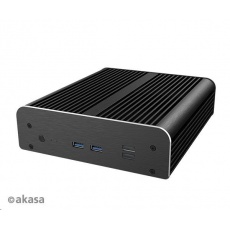 AKASA case Newton TN, fanless case, černá AKASA case Newton TN, fanless case, černá