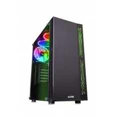 1stCOOL skříň RAINBOW 1 EVO ARGB Strip + Fan, middle tower, AU, USB3.0, bez zdroje, průhledná bočnice, černá 1stCOOL skříň RAINBOW 1 EVO ARGB Strip + Fan, middle tower, AU, USB3.0, bez zdroje, průhledná bočnice, černá