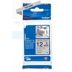 BROTHER TZE-R931 - kazeta TZ šířky 12mm, TEXTILNÍ páska 4m- pro tvorbu dárků - NELEPÍCÍ - STŘÍBRNÁ PÁSKA, ČERNÝ POTISK BROTHER TZE-R931 - kazeta TZ šířky 12mm, TEXTILNÍ páska 4m- pro tvorbu dárků - NELEPÍCÍ - STŘÍBRNÁ PÁSKA, ČERNÝ POTISK