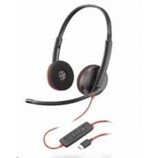 Poly náhlavní souprava BLACKWIRE 3220, USB-C, stereo Poly náhlavní souprava BLACKWIRE 3220, USB-C, stereo