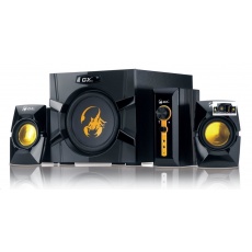 GENIUS reproduktory GX GAMING SW-G2.1 3000 Ver.II, 2.1, 80W, černá GENIUS reproduktory GX GAMING SW-G2.1 3000 Ver.II, 2.1, 80W, černá