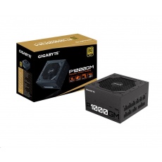 GIGABYTE zdroj P1000GM, 1000W, 80plus gold, modular, 120 mm fan GIGABYTE zdroj P1000GM, 1000W, 80plus gold, modular, 120 mm fan