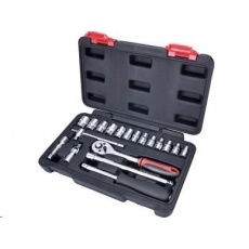 Extol Premium hlavice nástrčné, sada 19ks, 1/4" Extol Premium hlavice nástrčné, sada 19ks, 1/4"