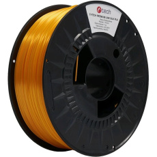 C-TECH Tisková struna (filament) PREMIUM LINE, Silk PLA, žlutooranžová, RAL2000, 1,75mm, 1kg