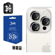 3mk ochrana kamery Lens Pro pro Apple iPhone 15 Plus, Silver