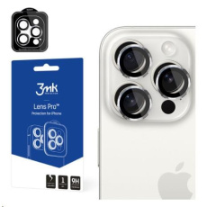 3mk ochrana kamery Lens Pro pro Apple iPhone 15 Pro Max, Silver