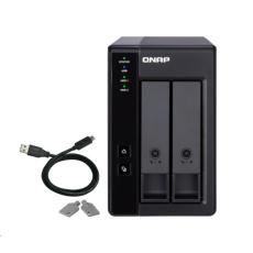 BAZAR - QNAP TR-002 rozšiřujicí jednotka (2xSATA, USB-C 3.2 Gen2) - Po opravě (Komplet)