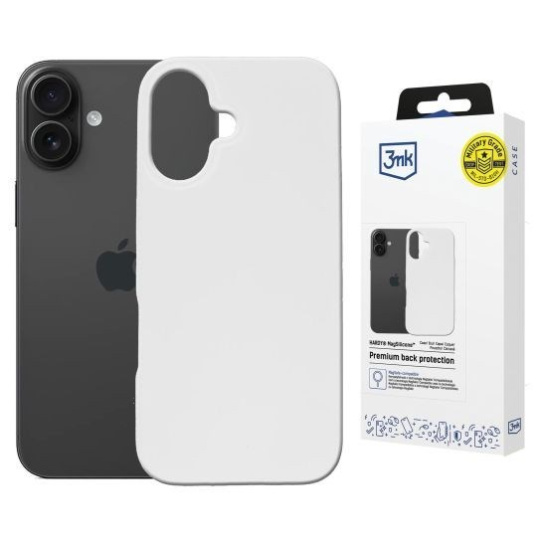 3mk Hardy MagSilicone pro Apple iPhone 16 White