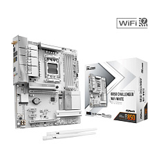 ASRock MB Sc AM5 B850M Challenger WiFi WHITE, AMD B850, 4xDDR5, 1xDP, 1xHDMI, WiFi, mATX ASRock MB Sc AM5 B850M Challenger WiFi WHITE, AMD B850, 4xDDR5, 1xDP, 1xHDMI, WiFi, mATX