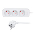 Solight prodlužovací přívod 5m, 3 zásuvky, 16A/3680W, PVC, bílý