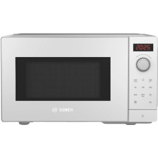 BAZAR - Bosch Serie 2 FFL023MW0 mikrovlnná trouba, 800 W, 20 l, LED displej, 5 úrovní výkonu, bílá - poškozený obal