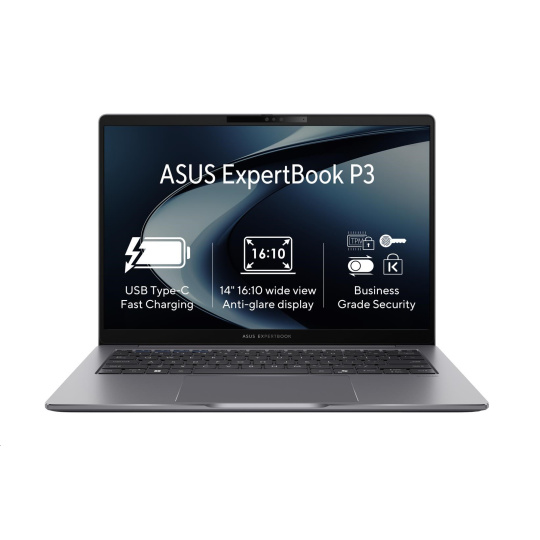 ASUS NTB ExpertBook P3 (P3405CVA-LY0011X), i5-13420H, 14" 1920 x 1200, 16GB, 1TB SSD, UHD, W11 Pro, Gray