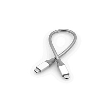 VERBATIM 48867 kabel USB-C to USB-C Sync & Charge Cable USB 3.1 GEN 2 30cm Silver _O2 polep VERBATIM 48867 kabel USB-C to USB-C Sync & Charge Cable USB 3.1 GEN 2 30cm Silver _O2 polep