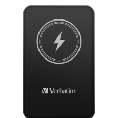 VERBATIM Powerbanka Charge 'n' Go, Magnetická, 5000 mAh, USB-C, Černá