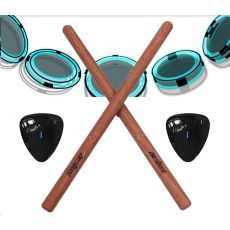 Smart Bubnovací Paličky AeroBand PocketDrum 2 KIT + senzor na nohu - barva dřevo Smart Bubnovací Paličky AeroBand PocketDrum 2 KIT + senzor na nohu - barva dřevo