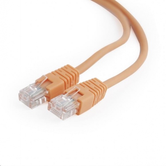 GEMBIRD kabel patchcord Cat5e UTP 0,5m, oranžový