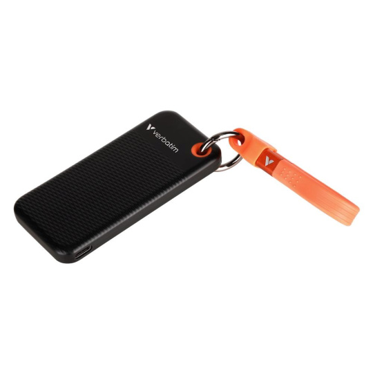 VERBATIM externí SSD 1TB Pocket USB3.2 Gen 2, černá/oranžová