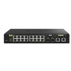 QNAP switch QSW-M2116P-2T2S (16x2,5GbE,2x10SFP+,2x10GbE,16xPoE+,2xPoE++,280W) QNAP switch QSW-M2116P-2T2S (16x2,5GbE,2x10SFP+,2x10GbE,16xPoE+,2xPoE++,280W)