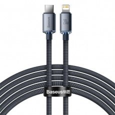 Baseus Crystal Shine Series nabíjecí / datový kabel USB-C / Lightning 20W 2m, černá Baseus Crystal Shine Series nabíjecí / datový kabel USB-C / Lightning 20W 2m, černá