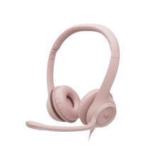 Logitech Headset H390, drátový, USB, růžová Logitech Headset H390, drátový, USB, růžová