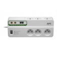 APC Home/Office SurgeArrest 6 Outlets with Phone & Coax Protection 230V France, 3m