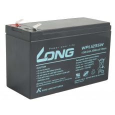 LONG baterie 12V 8,5Ah F2 HighRate LongLife 9 let (WPL1235W) LONG baterie 12V 8,5Ah F2 HighRate LongLife 9 let (WPL1235W)