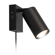 Solight nástěnná lampička CELE, 1x GU10, černá Solight nástěnná lampička CELE, 1x GU10, černá