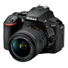 NIKON zrcadlovka D5600 body + 18-55 AF-P VR KIT černý NIKON zrcadlovka D5600 body + 18-55 AF-P VR KIT černý