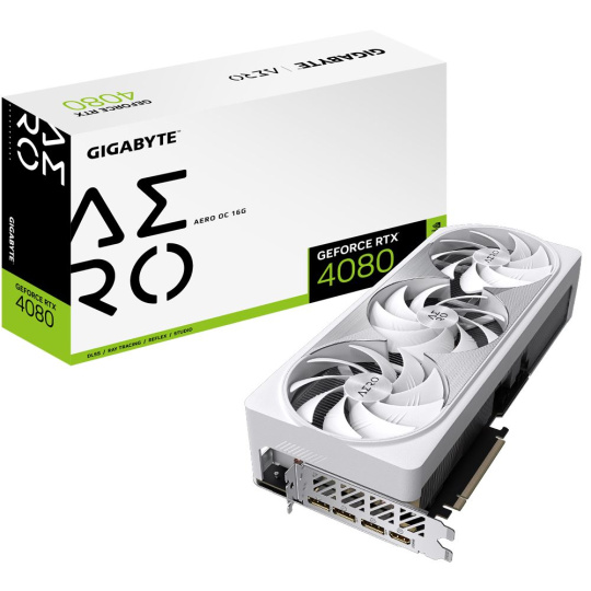 GIGABYTE VGA NVIDIA GeForce RTX 4080 AERO OC 16G, 16G GDDR6X, 3xDP, 1xHDMI