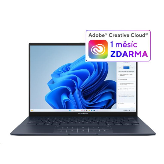 ASUS NTB Zenbook 14 OLED (UX3405CA-OLED232X), Ultra 9-285H, 14" 1920 x 1200, 32GB, 1TB SSD, Intel Arc, W11 Pro, Blue ASUS NTB Zenbook 14 OLED (UX3405CA-OLED232X), Ultra 9-285H, 14" 1920 x 1200, 32GB, 1TB SSD, Intel Arc, W11 Pro, Blue