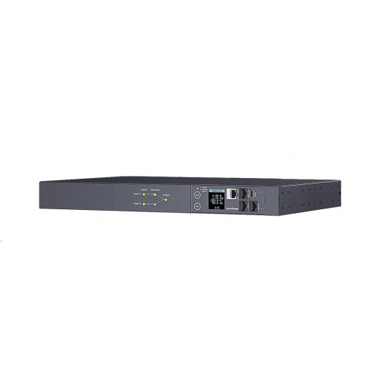 CyberPower Rack ATS Switched PDU, 1U, 10A, (12)C13, IEC-320 C14 (2)