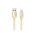 WG - Datový kabel Lightning MFI na USB-A, 1 metr, zlatá